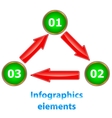 Infographics elements vector image