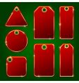 Gift card tags vector image