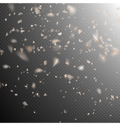 Golden explosion of confetti EPS 10 Golden explosion of confetti EPS 10 vector image