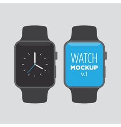 Watch mockup v1 vector image