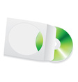 Blank cd vector image