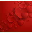 Valentine abstract red vector image