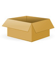 Open Cardboard Package vector image