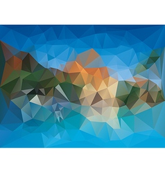 Geometric Fragments Background vector image
