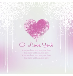 Card for Valentine Day vector image
