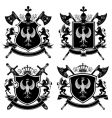 Heraldry emblem vector image