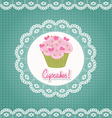 Cupcake Card vector image