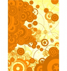 Retro background vector image