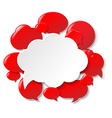 Colorful Speech Bubble Banner Colorful Speech Bubble Banner vector image