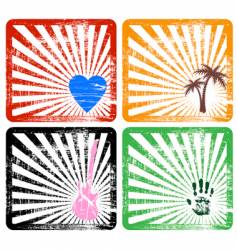Four frames vector image