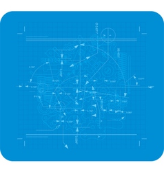 Print style plan vector image