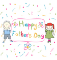Happy Father s Day Happy Father s Day vector image