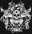 Shogun devil vector image