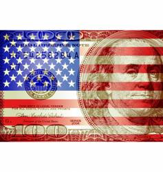 Usa flag vector image
