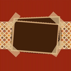 Photo frames vector image