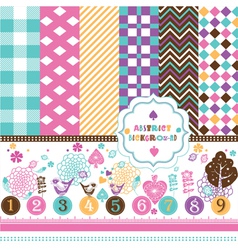 Hand sketched background vector image