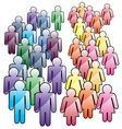 Men and women vector image