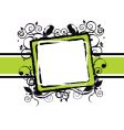 Floral frame vector image