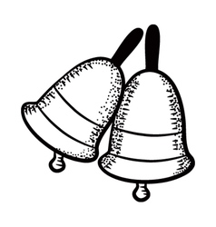 Christmas bell Christmas bell vector image