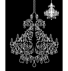 Chandelier vector image