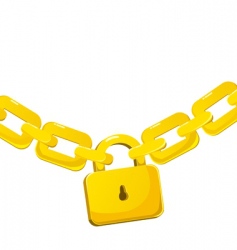 Lock vector image