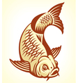 Carp Fish Cartoon vector image