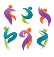 Abstract dance vector image