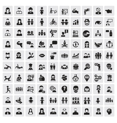 People icons vector image