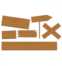 Sign posts vector image