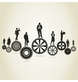 Business a gear wheel vector image