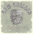 Ethnic face new zealand vector image