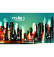 City landscape vector image