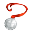 Silver Medal vector image