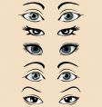 Eyes vector image
