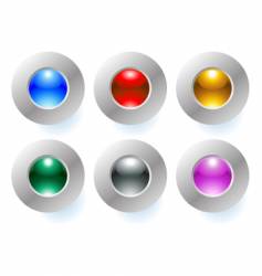 Buttons vector image