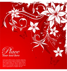 Background Flower Background Flower vector image