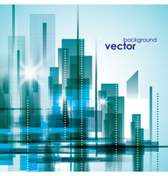 City landscape vector image