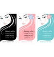 Beauty fashion ad vector image