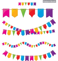 Flag garland vector image