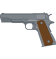Pistol vector image