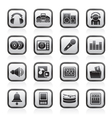 Music and sound Icons vector image