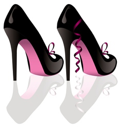 Pair of shoes vector image