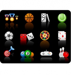 Game background vector image