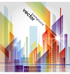 City landscape vector image