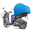 Scooter for delivery goods vector image
