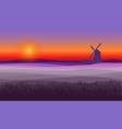 Abstract purple field landscape background Abstract purple field landscape background vector image