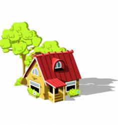 Country house vector image