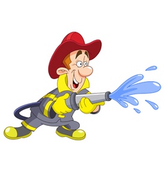 Fireman vector image