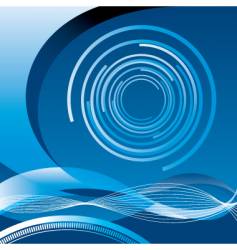 Blue background vector image