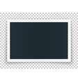 Horizontal photo frame concept isolated on vector image